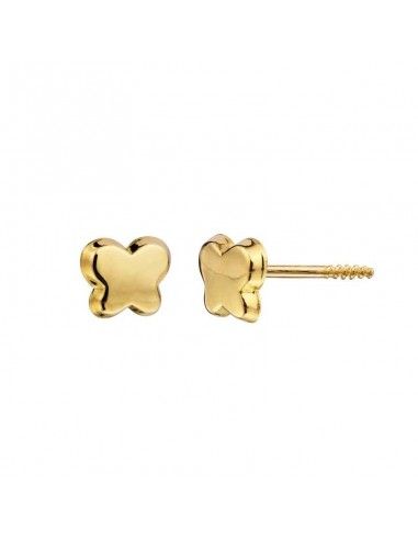 PENDIENTES ORO MARIPOSA NIÑA 2 postura