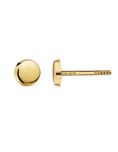 PENDIENTES ORO REDONDO NIÑA 1 postura