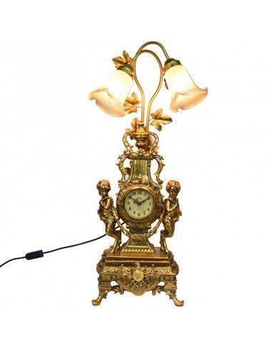 RELOJ LAMPARA DE SOBREMESA CON FIGURA NIÑOS 85X30