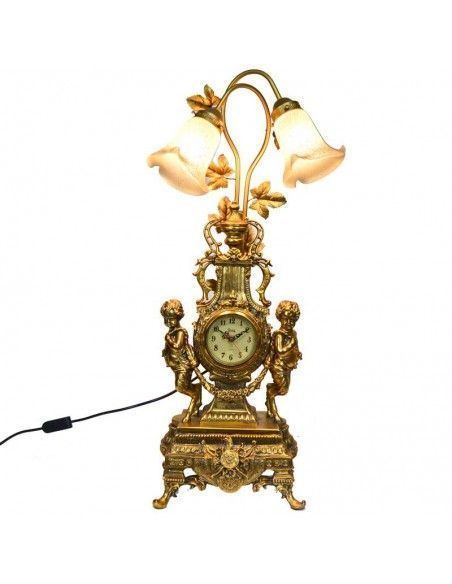 RELOJ LAMPARA DE SOBREMESA CON FIGURA NIÑOS 85X30