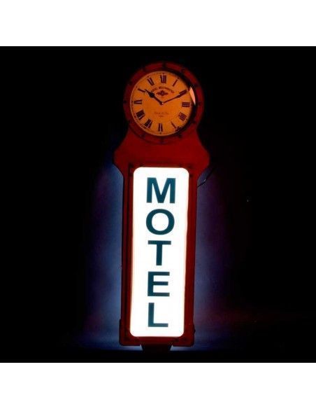 RELOJ DE PARED MOTEL VINTAGE LED 93X31