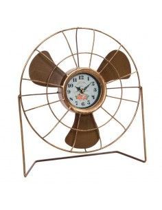 RELOJ DE SOBREMESA DE VENTILADOR 35x33