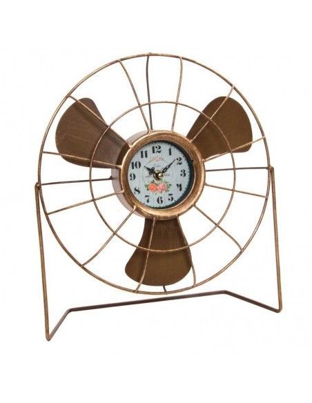 RELOJ DE SOBREMESA DE VENTILADOR 35x33