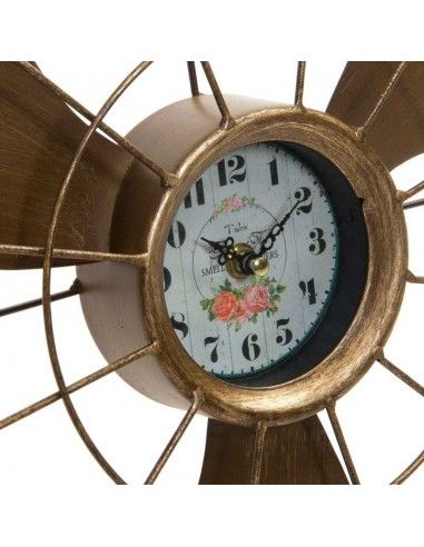 RELOJ DE SOBREMESA DE VENTILADOR 35x33