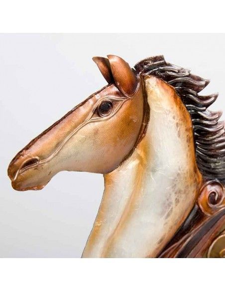 FIGURA DE CABALLO DE NACAR 39x33