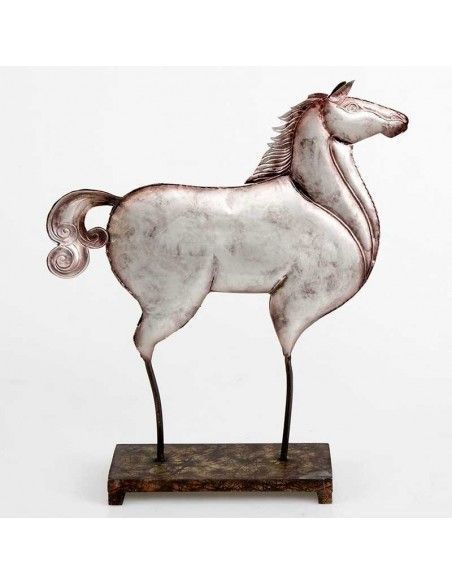 FIGURA DE CABALLO DE NACAR 39x33