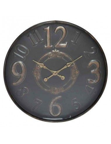RELOJ DE PARED METALIZADO 80x6.5