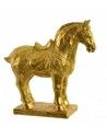 FIGURA DE CABALLO DORADO 27x27.8