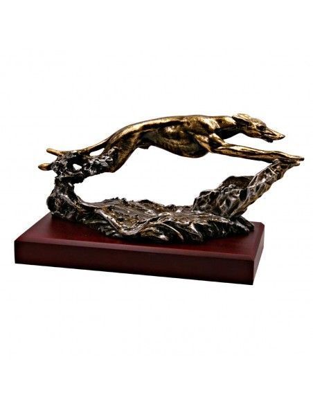 TROFEO FIGURA GALGO CORRIENDO 16x29
