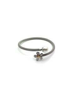 PULSERA MUJER FLOR - PERLA