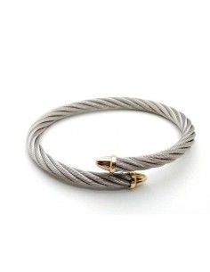 PULSERA ACERO - ORO SUSTITUIR