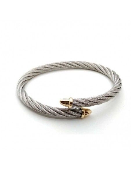 PULSERA ACERO - ORO SUSTITUIR