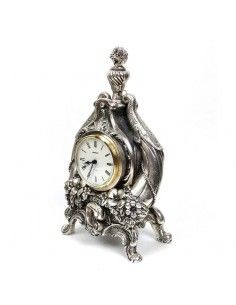 RELOJ DE SOBREMESA CON FIGURA DE PLATA 2