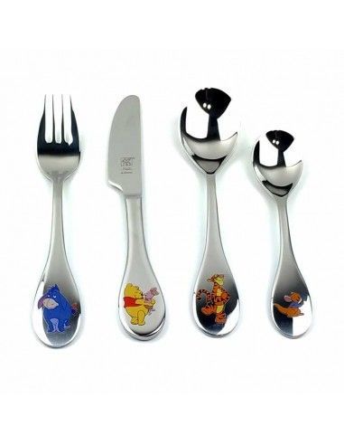 ESTUCHE DE CUATRO CUBIERTOS TIGGER Y POOH
