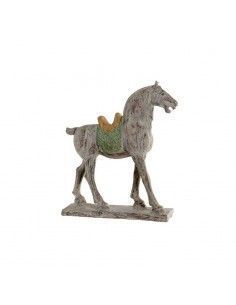 FIGURA DE CABALLO MARRON VINTAGE 54x49