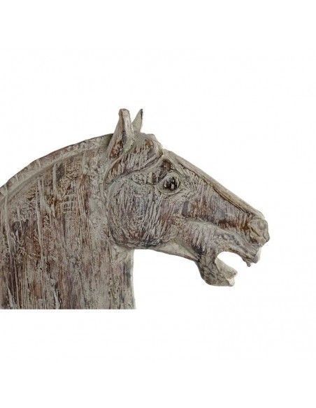 FIGURA DE CABALLO MARRON VINTAGE 54x49