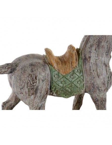 FIGURA DE CABALLO MARRON VINTAGE 54x49