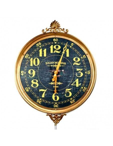 RELOJ DE PARED METALIZADO 57x45