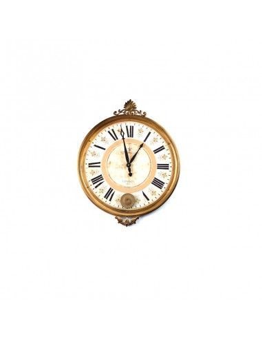 RELOJ DE PARED ORO 56x45
