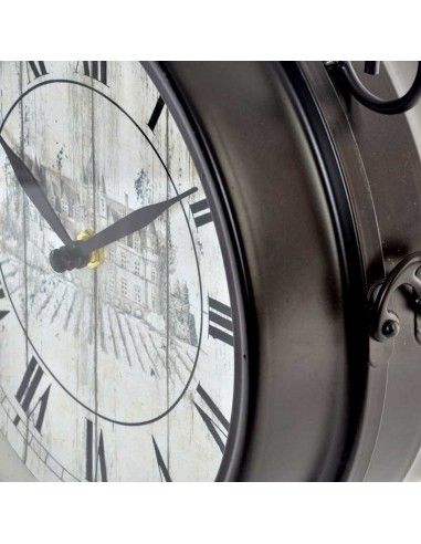 RELOJ DE PARED DOBLE CARA 35x45