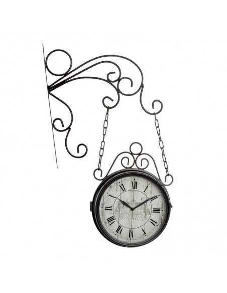 RELOJ DE PARED DOBLE CARA 35x45