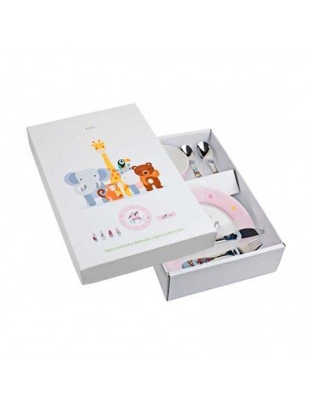 ESTUCHE DE CUATRO CUBIERTOS TIGGER Y POOH