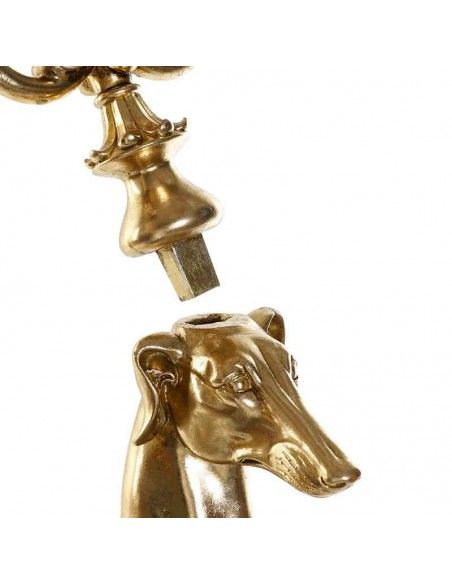 FIGURA GALGO CANDELABRO 75X39