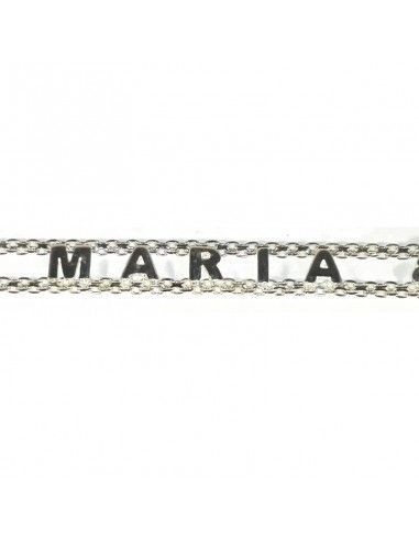 PULSERA PLATA DE NOMBRE