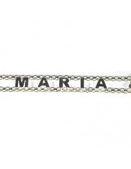 PULSERA PLATA DE NOMBRE