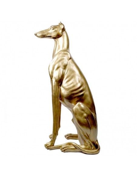 FIGURA GALGO GRANDE ENVEJECIDO 77x33