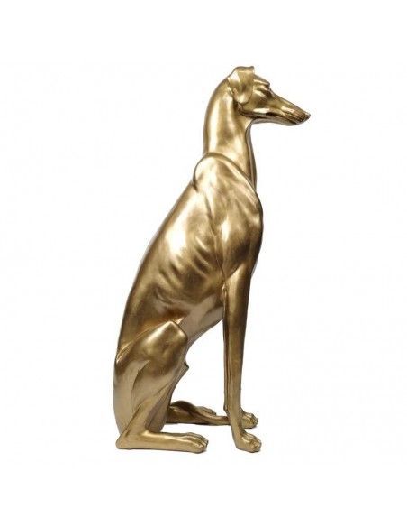 FIGURA GALGO GRANDE ENVEJECIDO 77x33