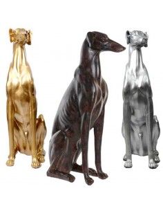 FIGURA GALGO GRANDE ENVEJECIDO 77x33