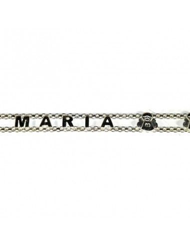 PULSERA PLATA DE NOMBRE