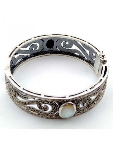 PULSERA SEÑORA DE FILIGRANA CON PIEDRAS