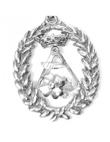 LLAVERO DE  PLATA CON INSIGNIA...
