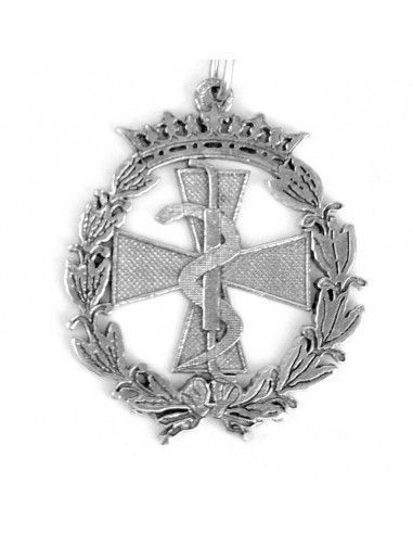 LLAVERO INSIGNIA ODONTOLOGO PLATA