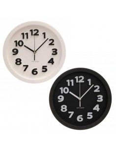 RELOJ DE PARED BLANCO Y...