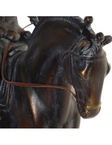 FIGURA DE CABALLO CON JINETE 32.5x29