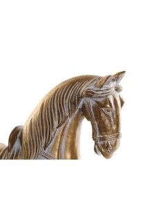 FIGURA DE CABALLO DORADO 31x29 2