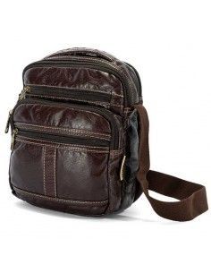 BOLSO DE CABALLERO DE POLIPIEL CHOCOLATE
