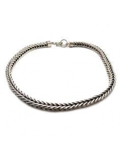 CADENA DE HOMBRE PLATA MACIZA