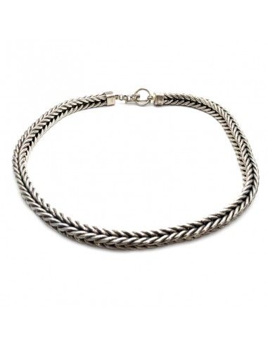CADENA DE HOMBRE PLATA MACIZA