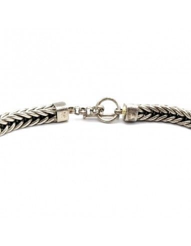 CADENA DE HOMBRE PLATA MACIZA