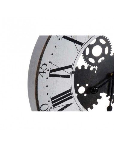 RELOJ DE PARED NEGRO 77x60