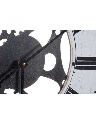 RELOJ DE PARED NEGRO 77x60
