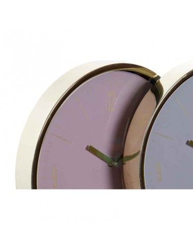 RELOJ DE PARED ROSA O AZUL 30cm