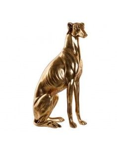 FIGURA GALGO ORO GRANDE  54x31