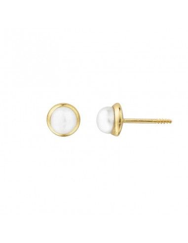 PENDIENTES ORO BOCEL PERLA 2 postura