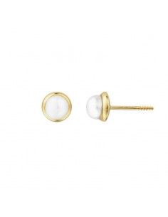 PENDIENTES ORO BOCEL PERLA 2 postura