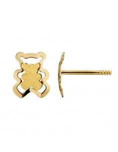 PENDIENTES ORO OSITO NIÑA 2...